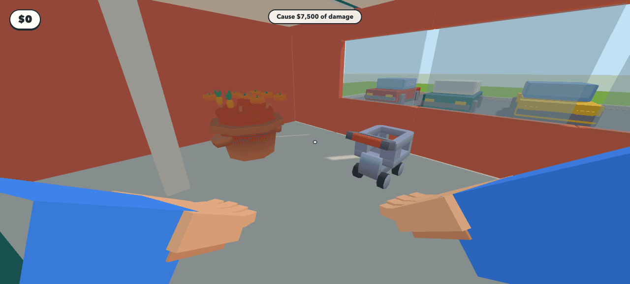 The original low-poly SmashMart prototype