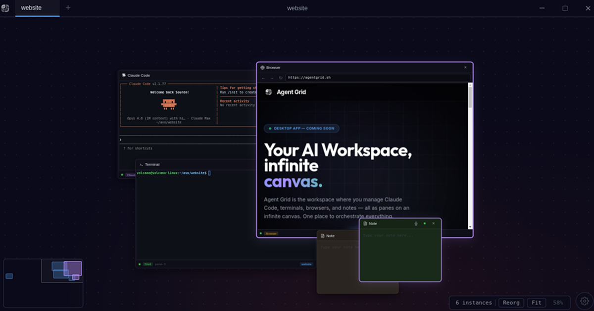 AgentGrid screenshot